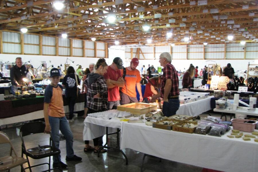 A gathering of the Northwest Wisconsin Gem and Mineral Society
