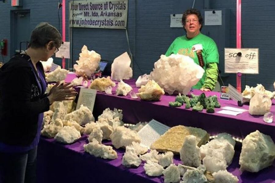 A rock show organized by the Oklahoma Mineral and Gem Society 