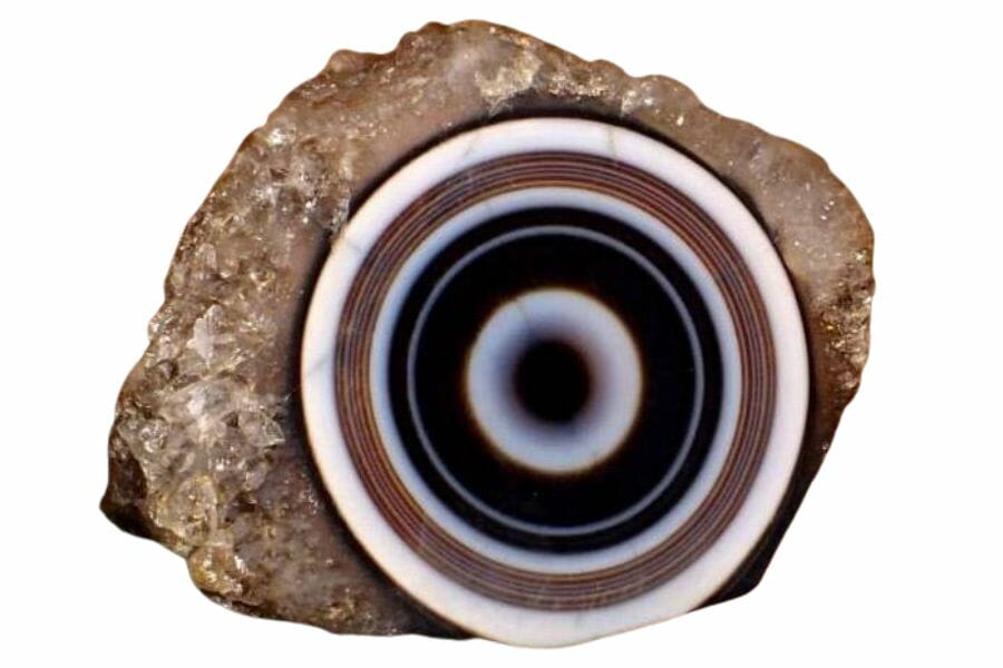 Circular onyx agate