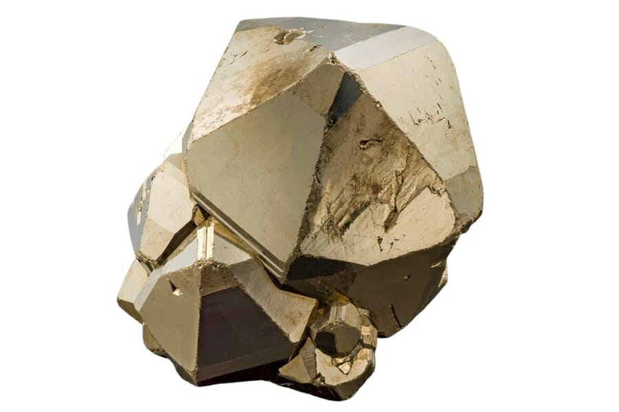Golden Pyrite cluster