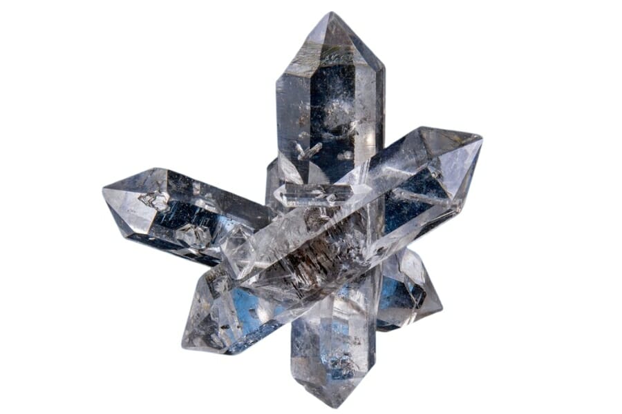 Cluster of Quartz crystals