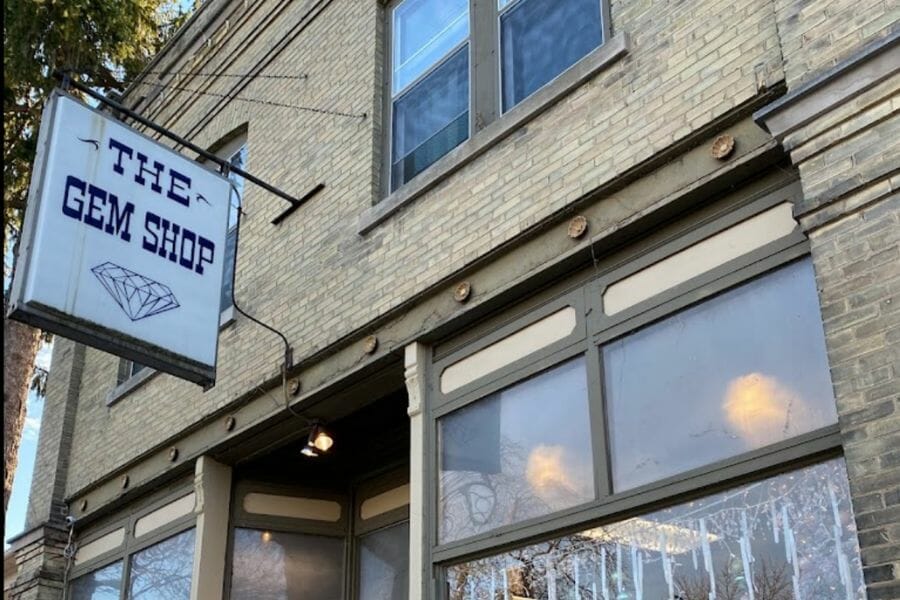 The Gem Shop in Wisconsin where various minerals and rocks are available for purchase