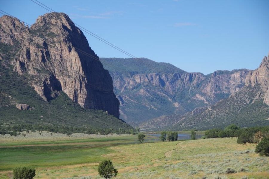 A scenic view of the Unaweep Canyon where rocks and minerals can be found