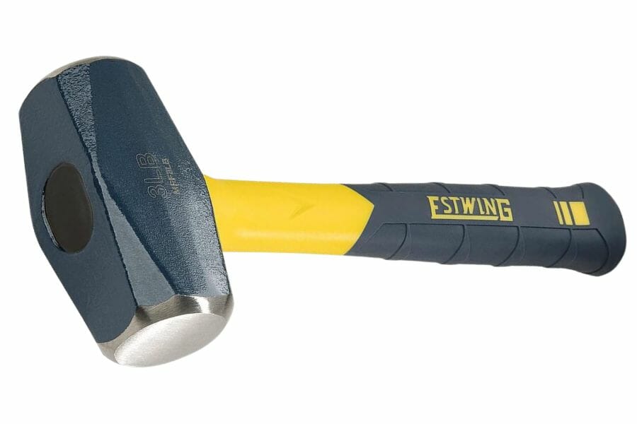 Solid rockhounding hammer