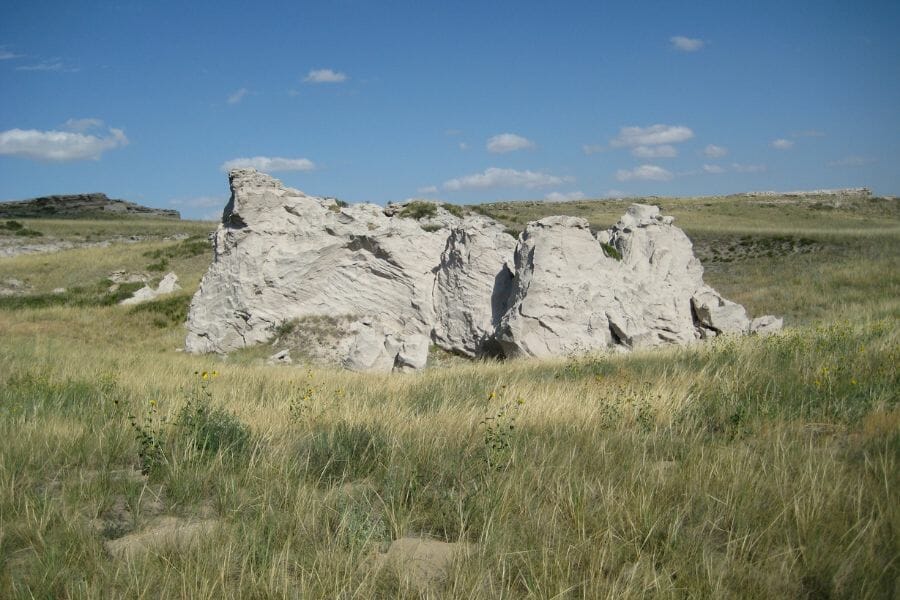 A historic landmark at the Agate Fossil Beds National Monument