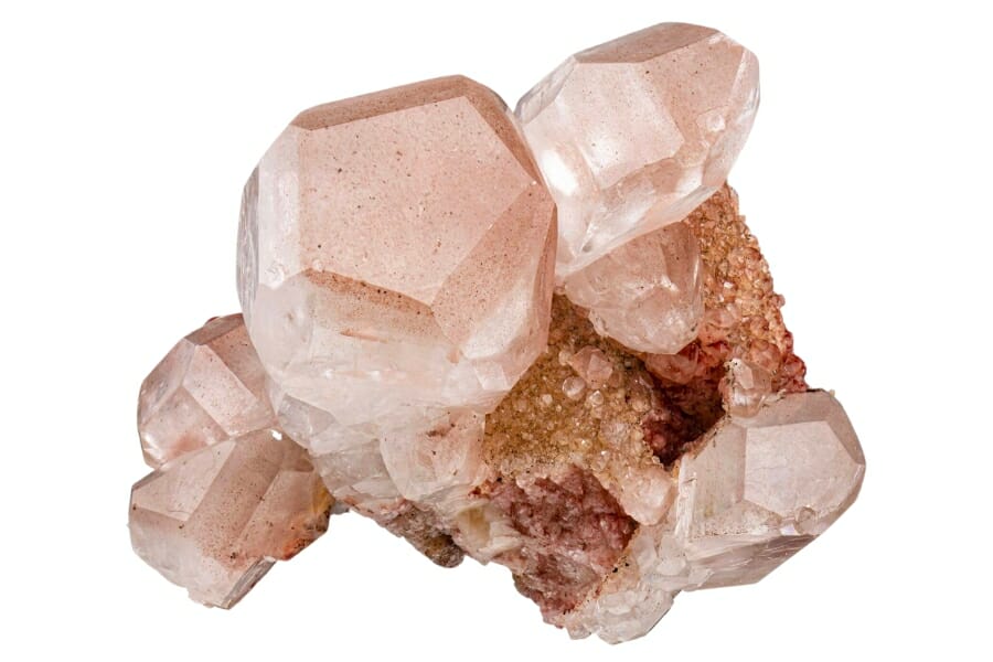 Pinkish cluster of Calcite