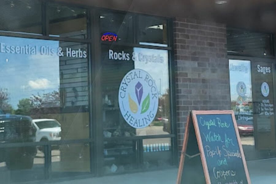 Crystal Rock Healing rock shop in North Dakota where an abundance of rocks and minerals are available for purchase