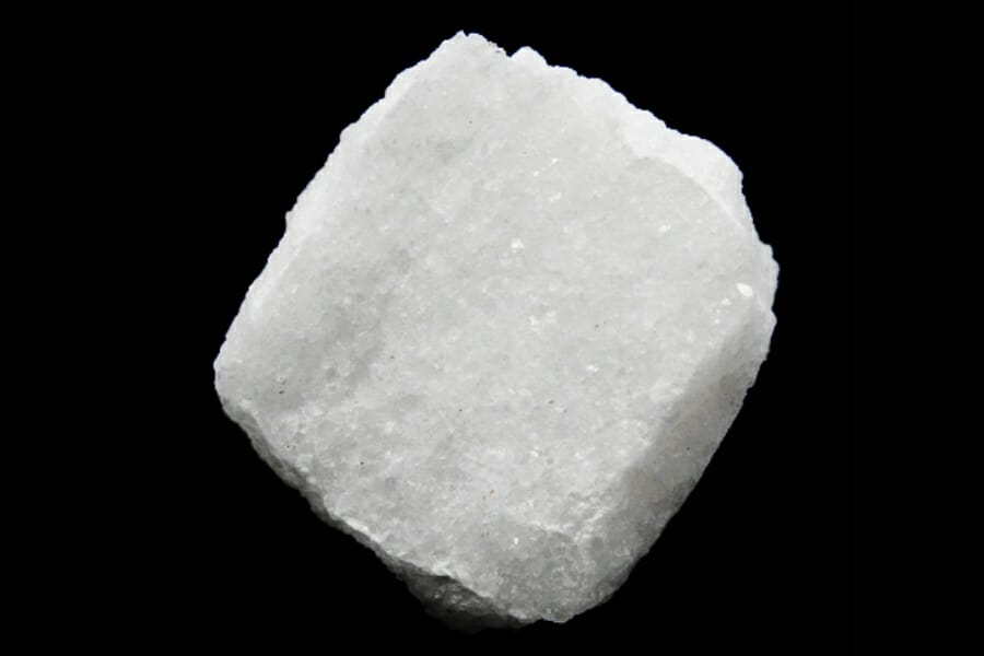 A piece of white Crystalline Limestone