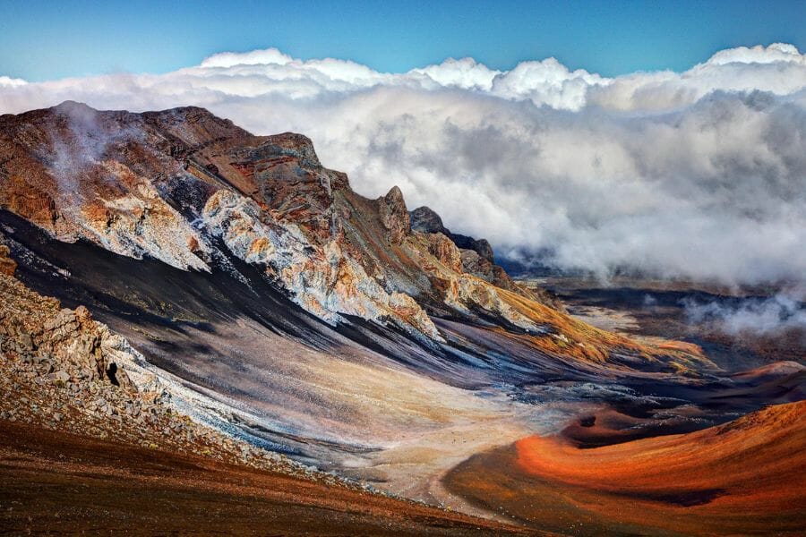 An amazing and breathtaking formation at the Haleakala National Park