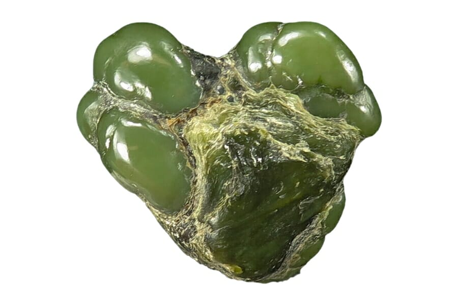 Interesting smaple of green Nephrite variety of Jade