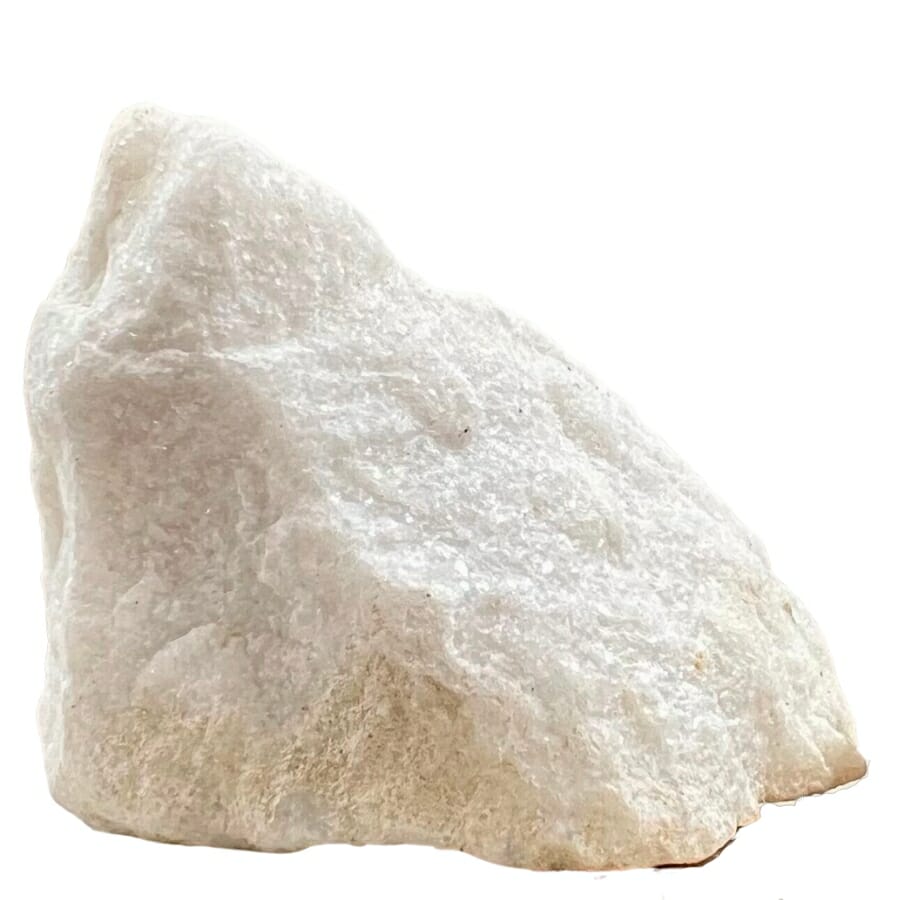 Raw Marble specimen in white hue