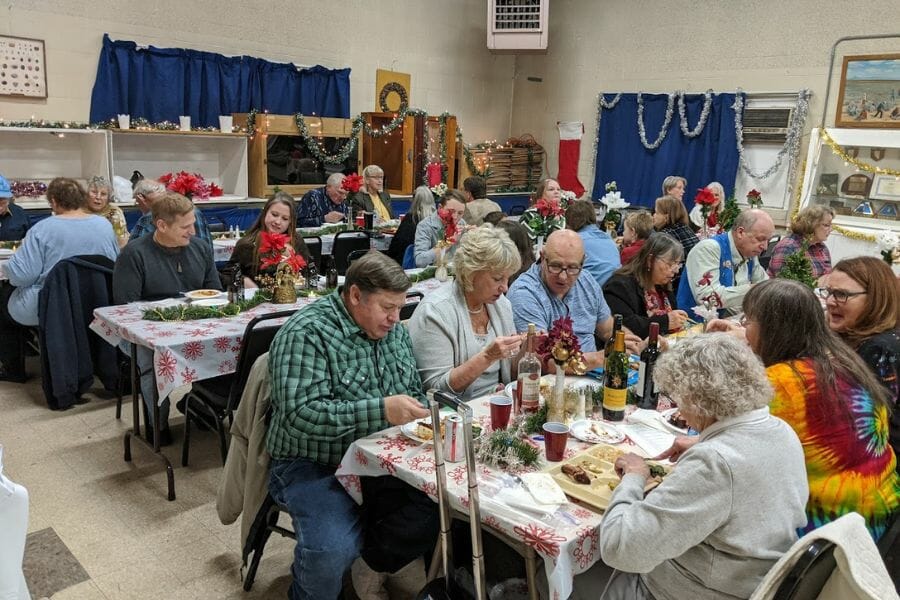 A gathering of the Reno Gem and Mineral Society members