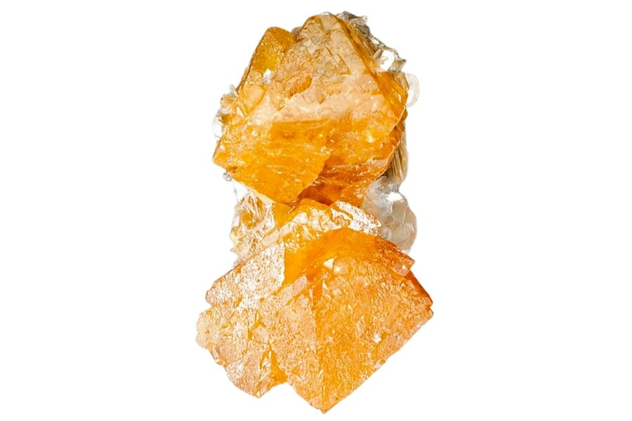 Bright yellow Scheelite crystals