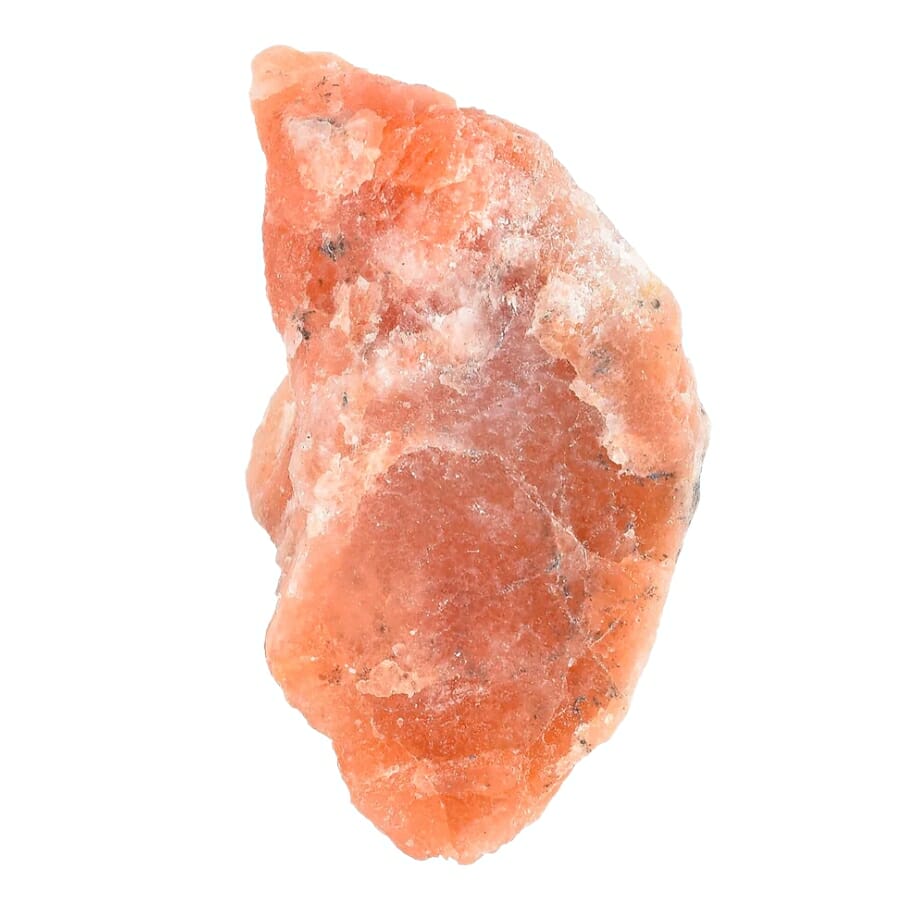 Raw orange Sunstone specimen
