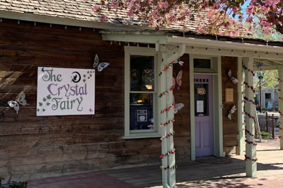 The Crystal Fairy rock shop where you can find and purchase different obsidian specimens