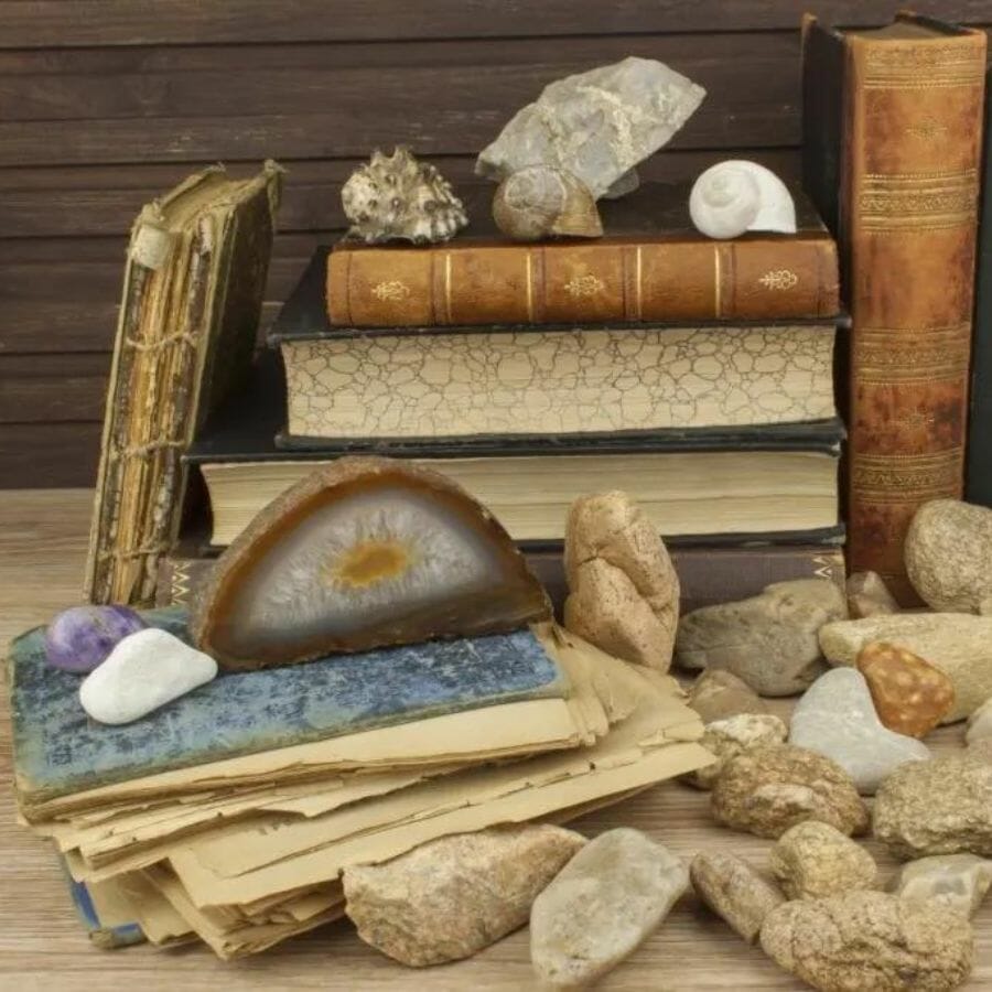 Assorted geology and minerals book to utilize reliable resources