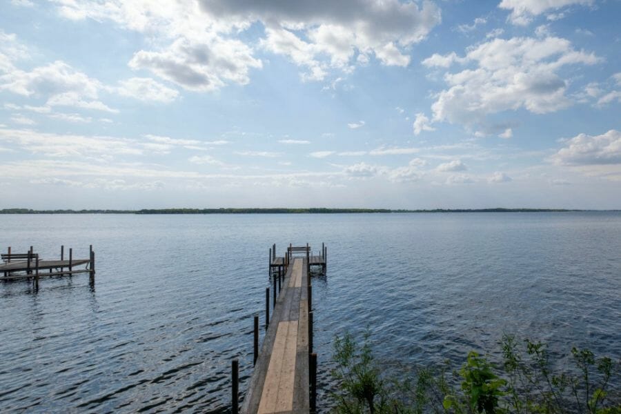 Calm and cool West Okoboji Lake where minerals can be located