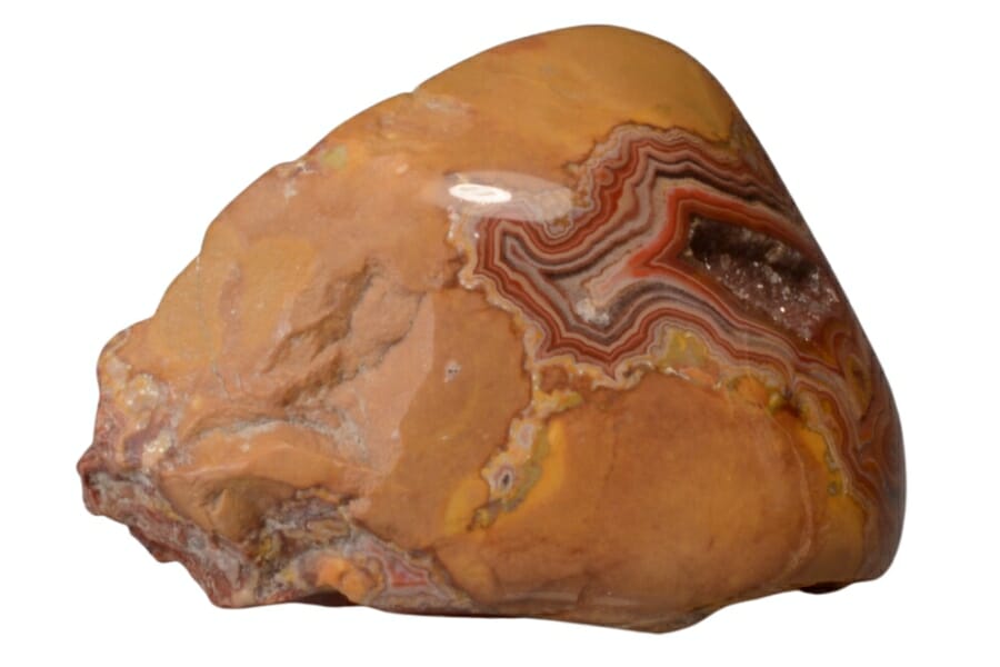 A beautiful agate with an intrinsic design