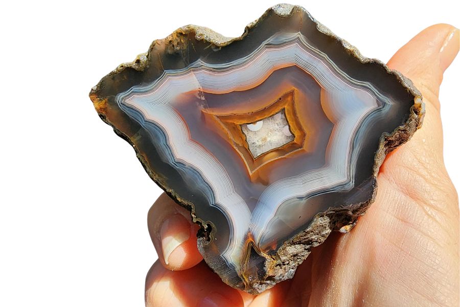 Banded agate from California