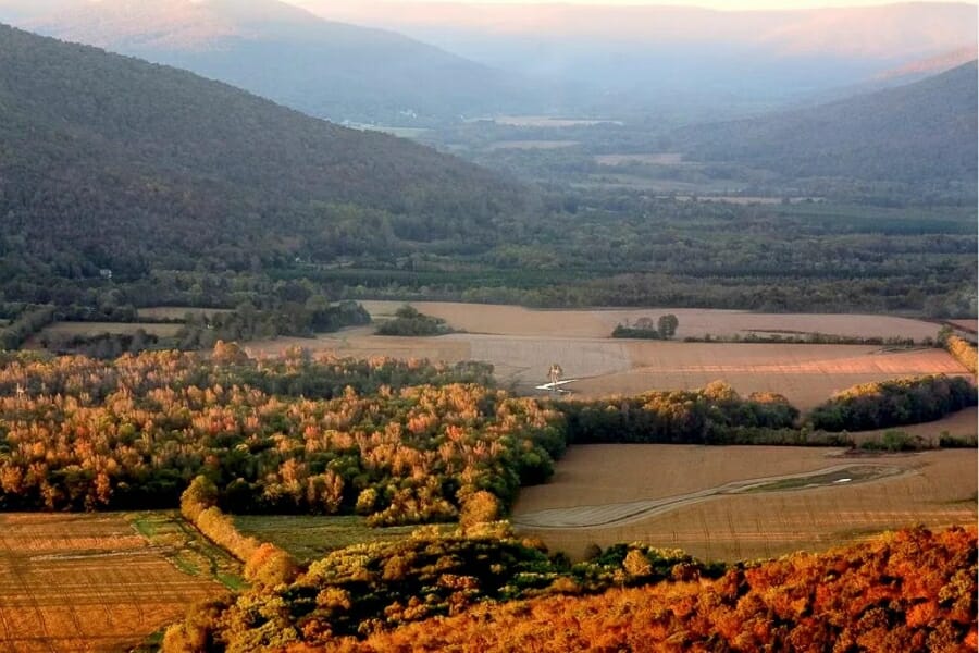 A picturesque view of the Paint Rock Valley