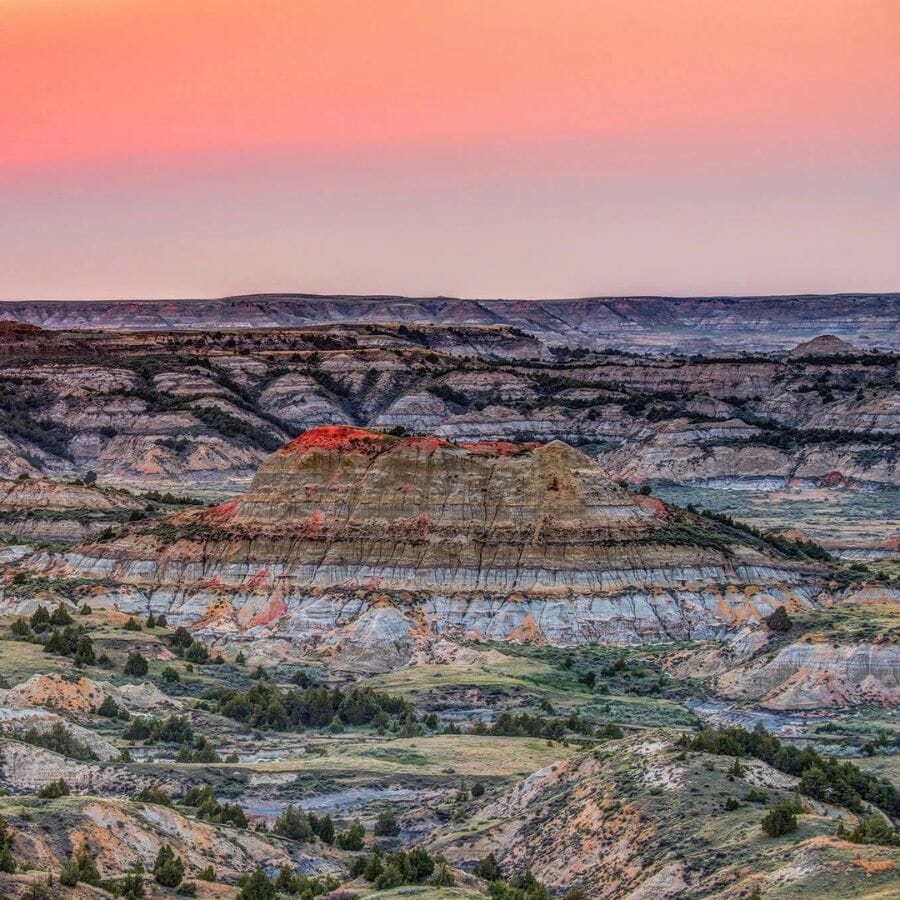 Sunset at Theodore Roosevelt National Park