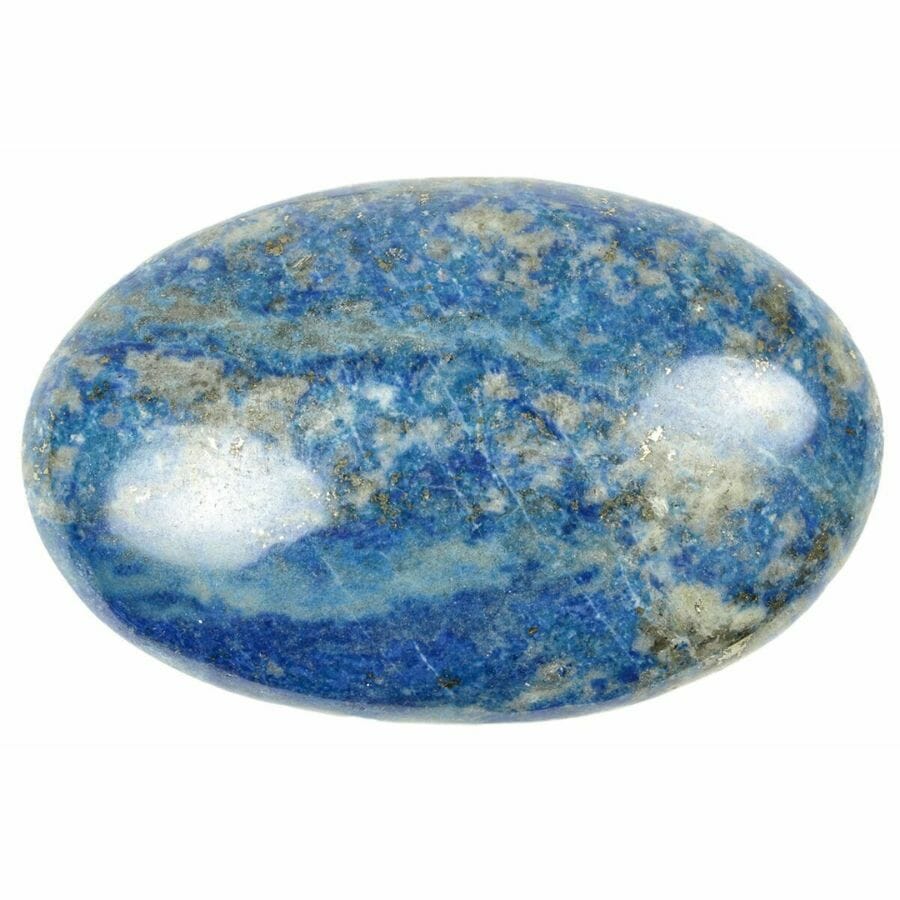 polished lapis lazuli palm stone