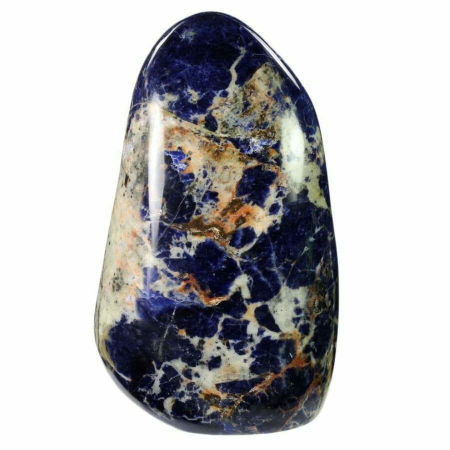 a piece of polished sodalite