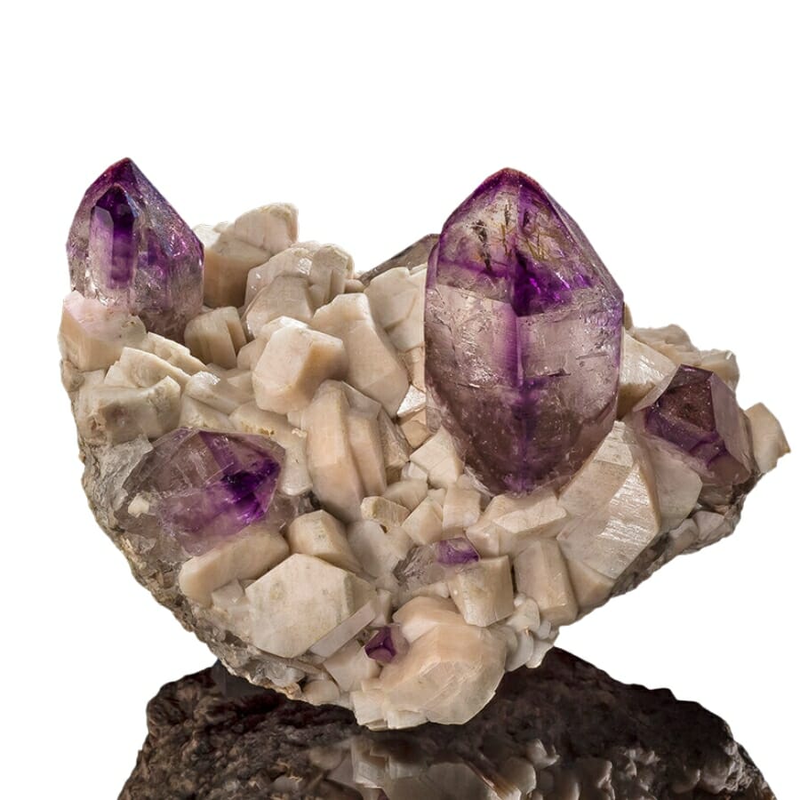 A stunning amethyst specimen 