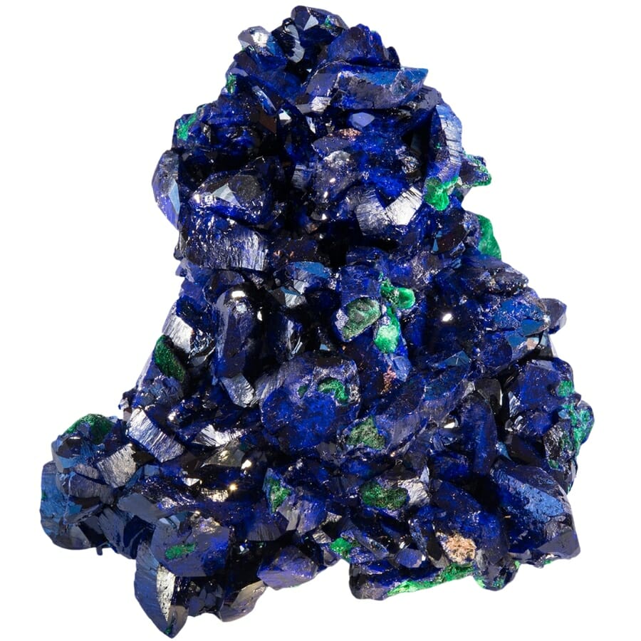 Bright royal blue Azurite specimen