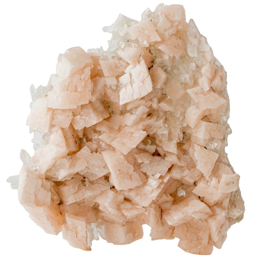 Light peachy-colored dolostone specimen