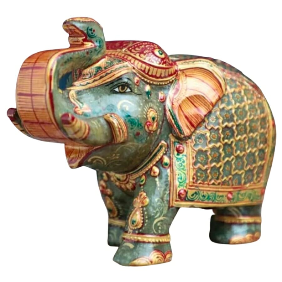 Stunning elephant-crafted Jade as home decor