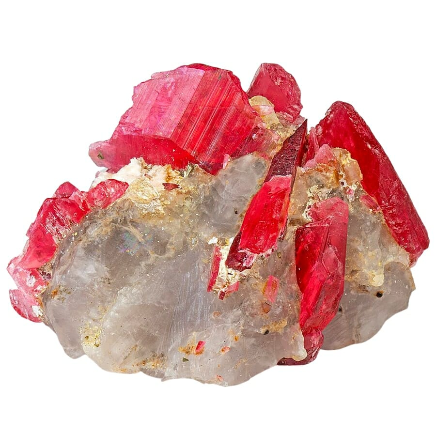 Gemmy cherry-red rhodonite