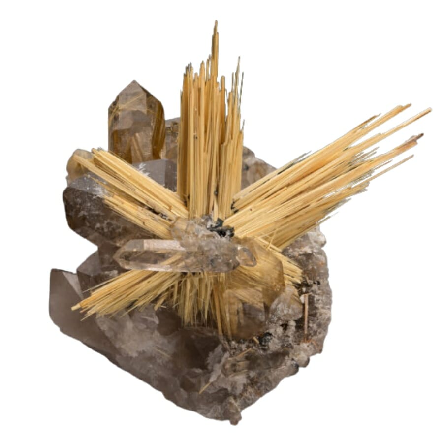 A marvelous asterism formation of a rutile specimen