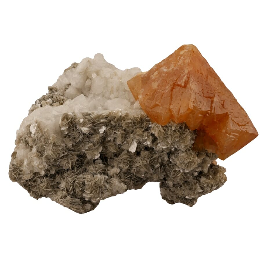 A marvelous scheelite specimen with other beautiful minerals 