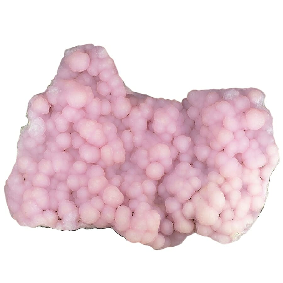 Beautiful light pink botryoidal crystallized smithsonite