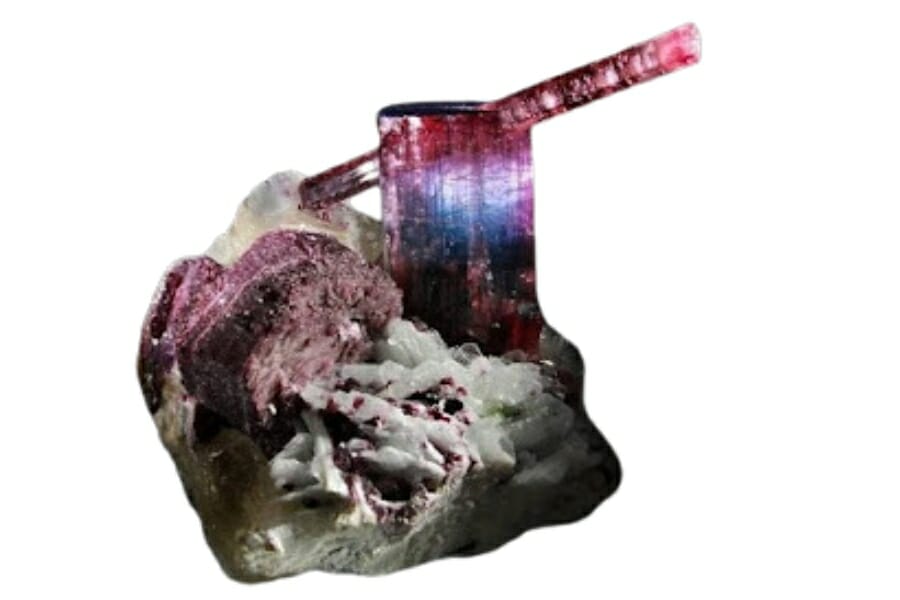 The Great Divide Tourmaline with its multicolored hues and defined color zoning