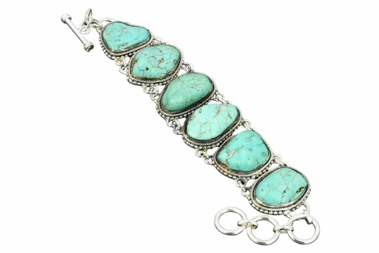 Turquoise Handmade Siilver Bracelet 768x512 
