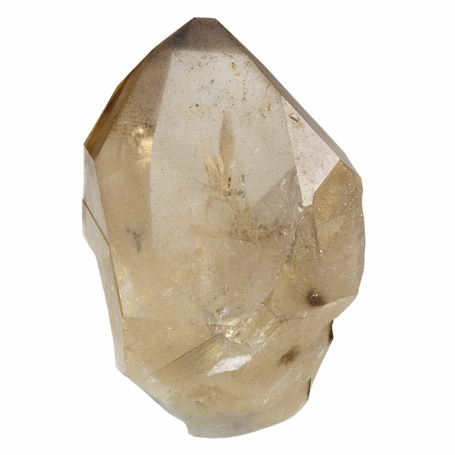 gemmy smoky citrine crystal