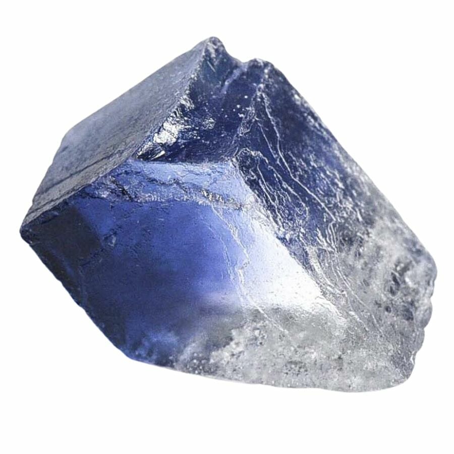 translucent blue haclite crystal