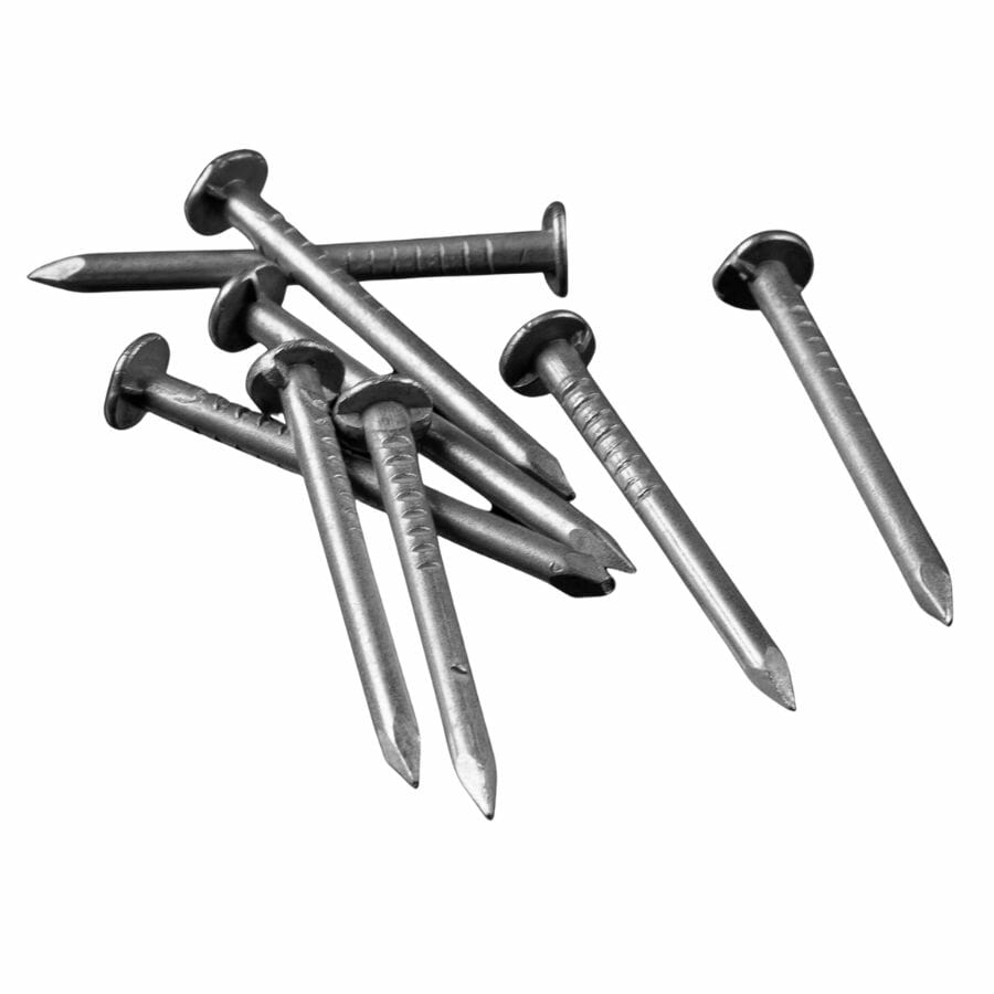 collection of eight steel nails