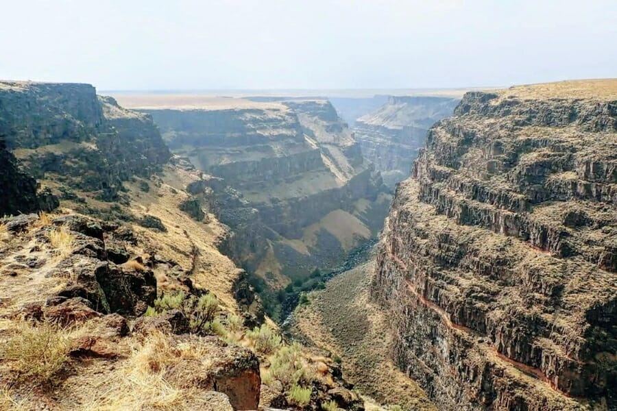 A breathtaking view of the Bruneau Canyon
