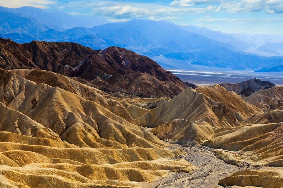 A majestic formation of Death Valley where you can find Jaspers