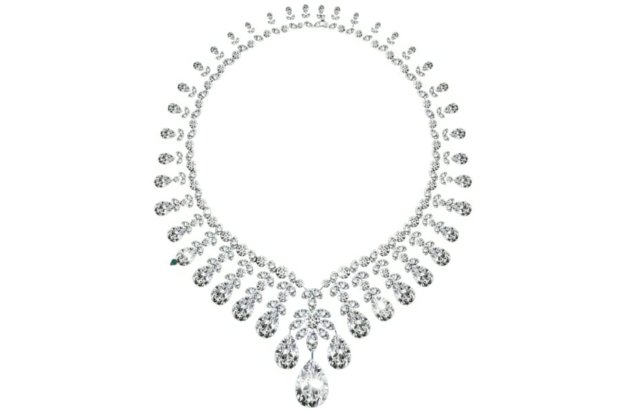 A captivating diamond necklace
