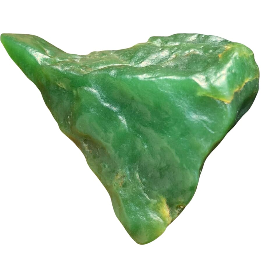 A gorgeous irregular shaped raw jade