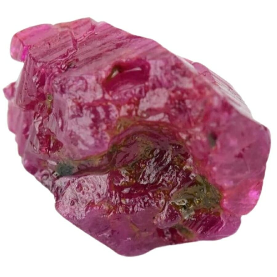 A mesmerizing raw ruby with a fascinating exterior