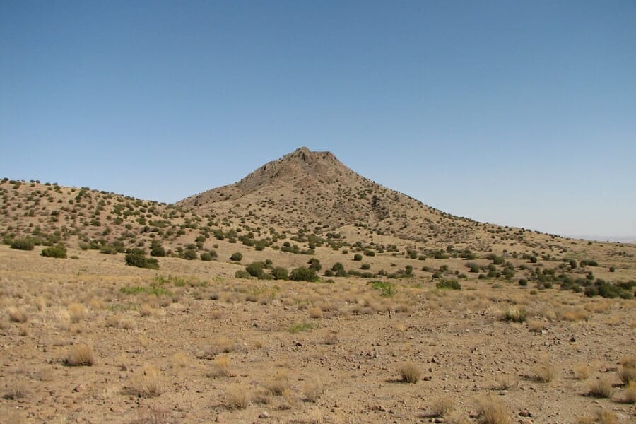 The Soldier's Farewell Hill with a vast area surrounded with bushes