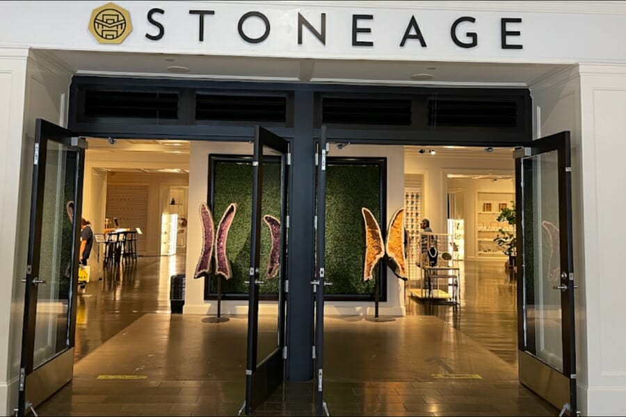 Stoneage Natural Rocks and Crystals rock shop where you can find and purchase various fossils
