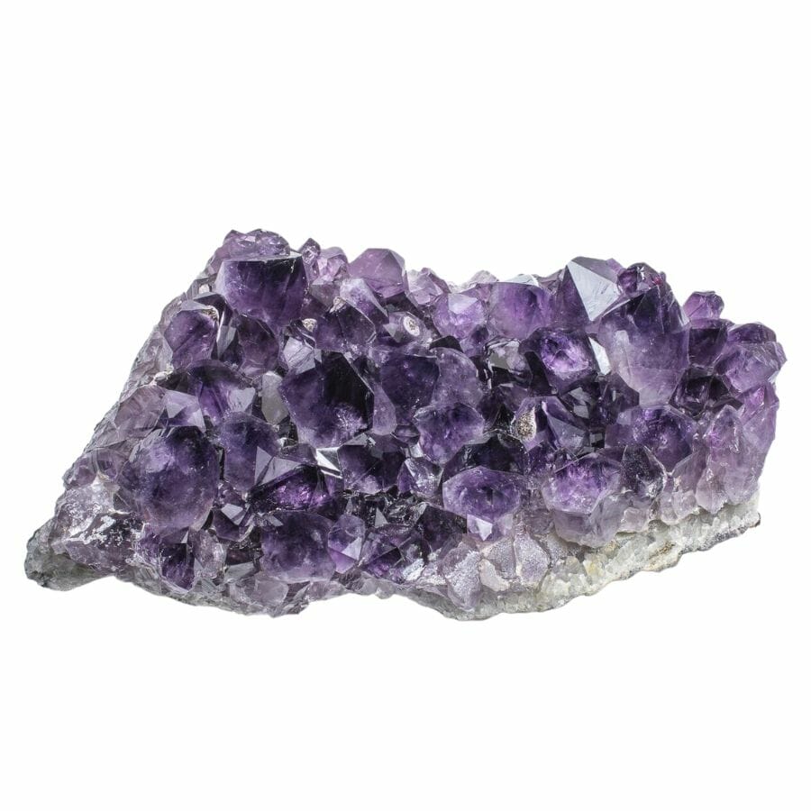 purple amethyst crystal cluster