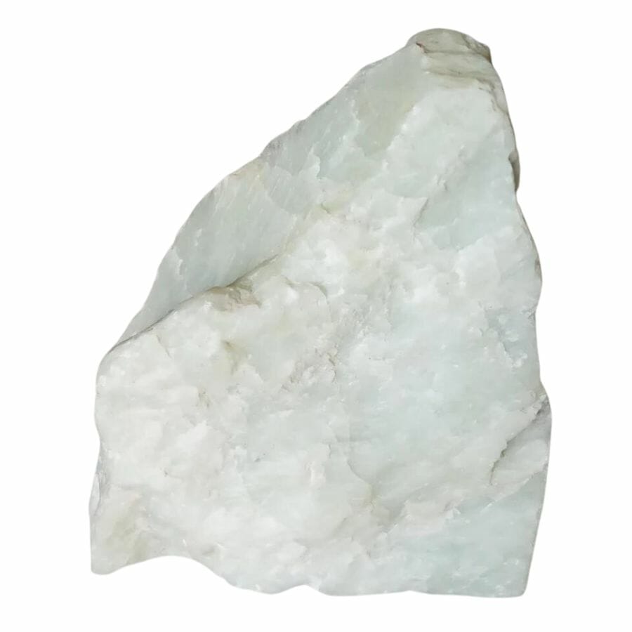 rough mint green nephrite