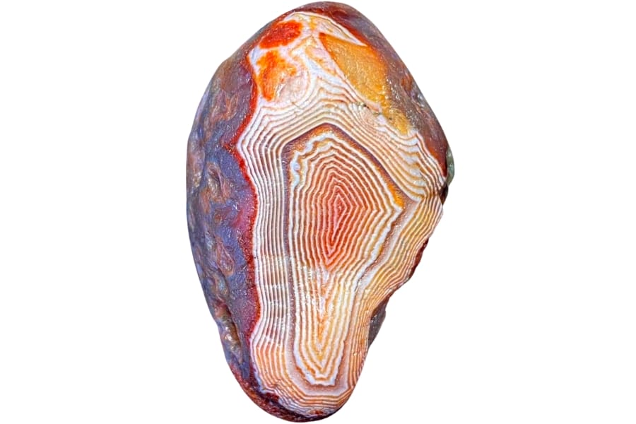 An intricately-banded Lake Superior agate